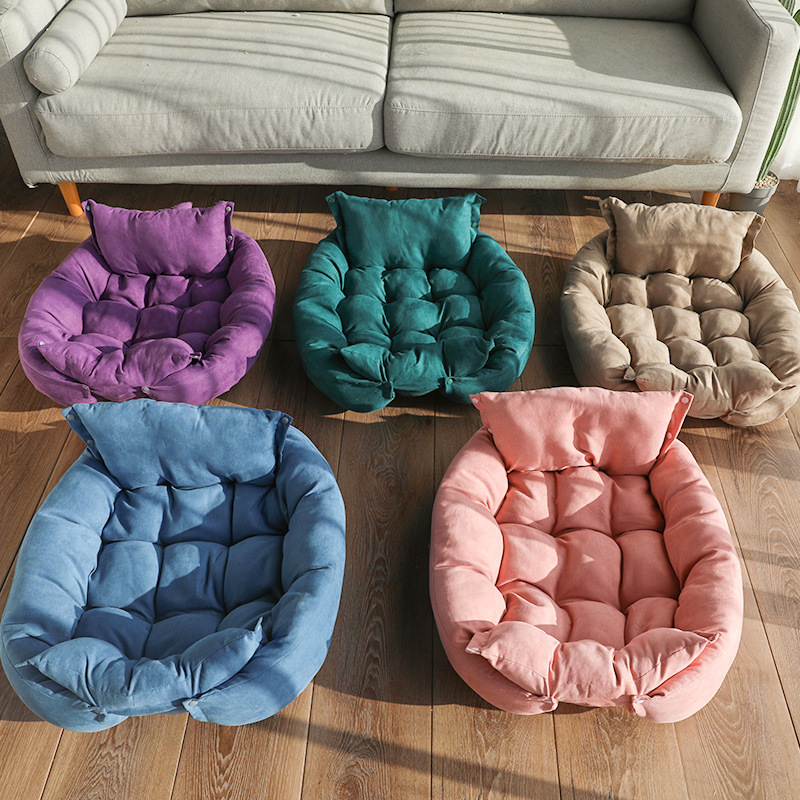 CozyFold™ 3‑in‑1 Nest Sofa Bed for Cats/Dogs