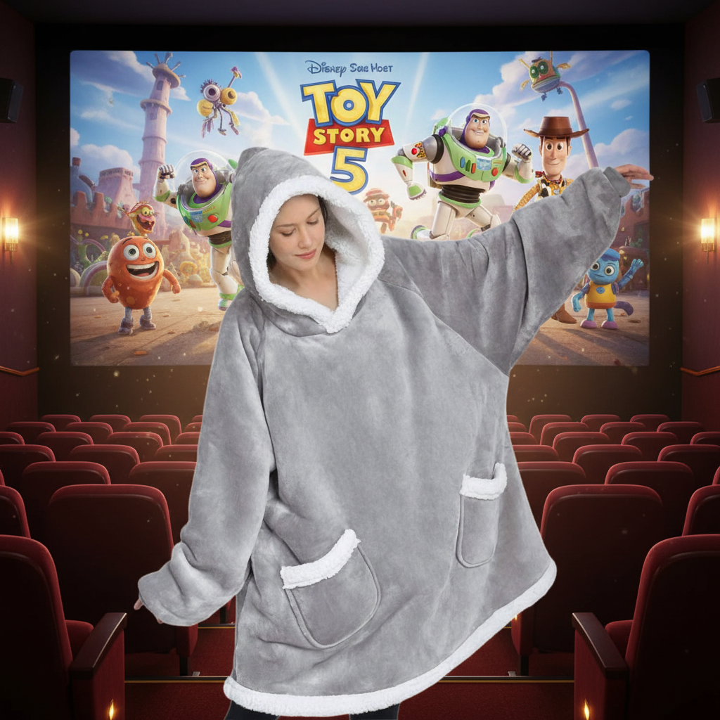 Lambs Wool Hoodie Blanket