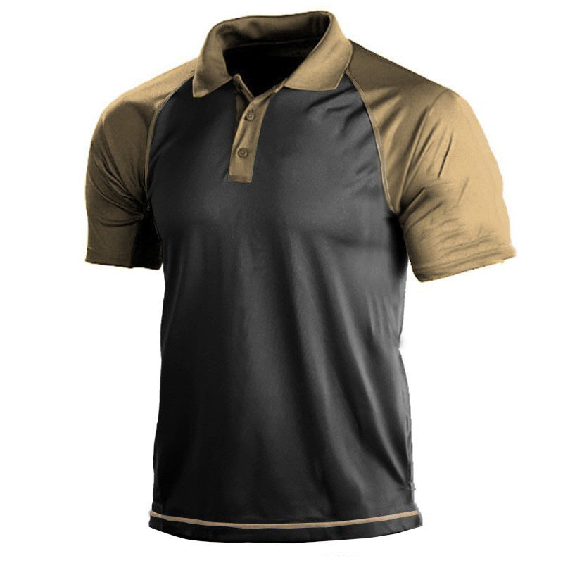Polo Shirt with US Flag