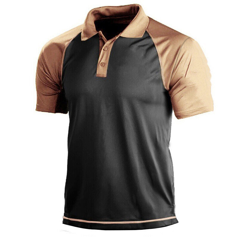 Polo Shirt with US Flag